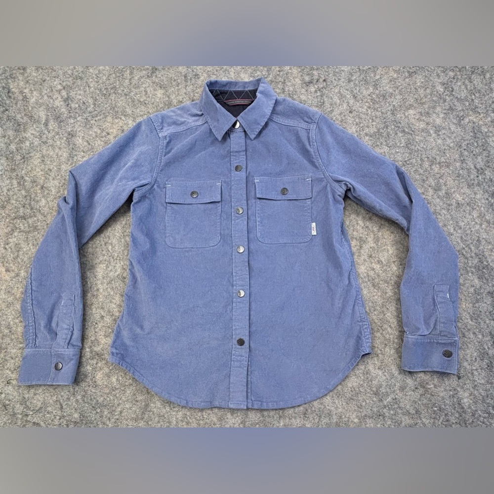 Stio Blue Button-Up Blouse